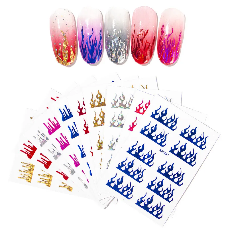 airbrush nail art stickers decal luxury