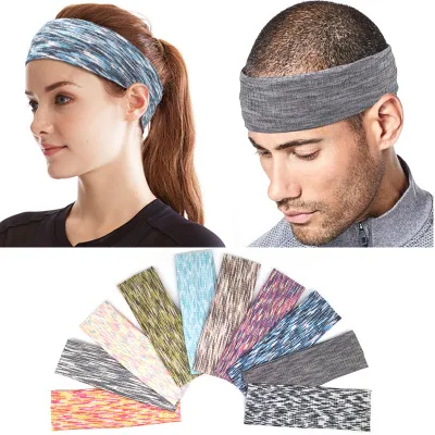 Absorberande Sport Sweat Headband Outoor Men Running Sweatband Kvinnor Yoga Hårband Head Sweat Bands Sport Safety YD0191