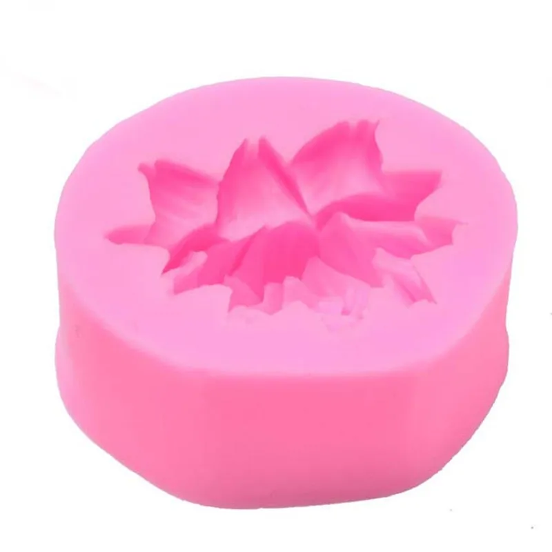Alta Qualidade Quente Silicone Bakeware Casamento Bolo De Aniversário De Decoração Ferramentas de Cozimento Mini Forma de Flor Rosa DIY 3D Silicone Mold