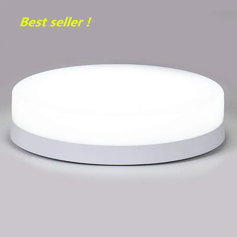 Современный светодиодный потолочный светильник - IP44 водонепроницаемый круглый встраиваемый поверхностный светильник освещения крыльца коридора 3000k 6000k холодного белого цвета (упаковка из 20)