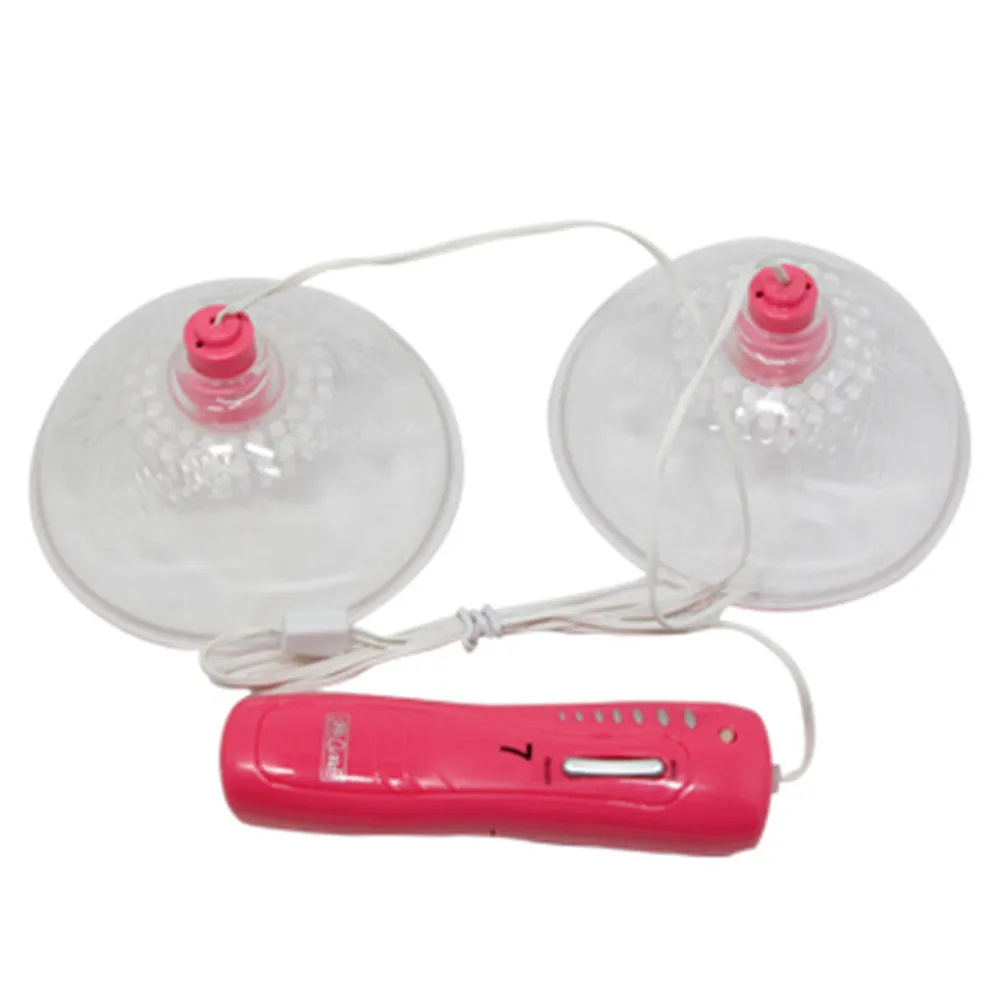 7 Speed Vibration Nipple Stimulator Nipple Sucker CupFemale Breast Enlargement Nipple Vibrator Adult Product Sex Toys For Women S18101905