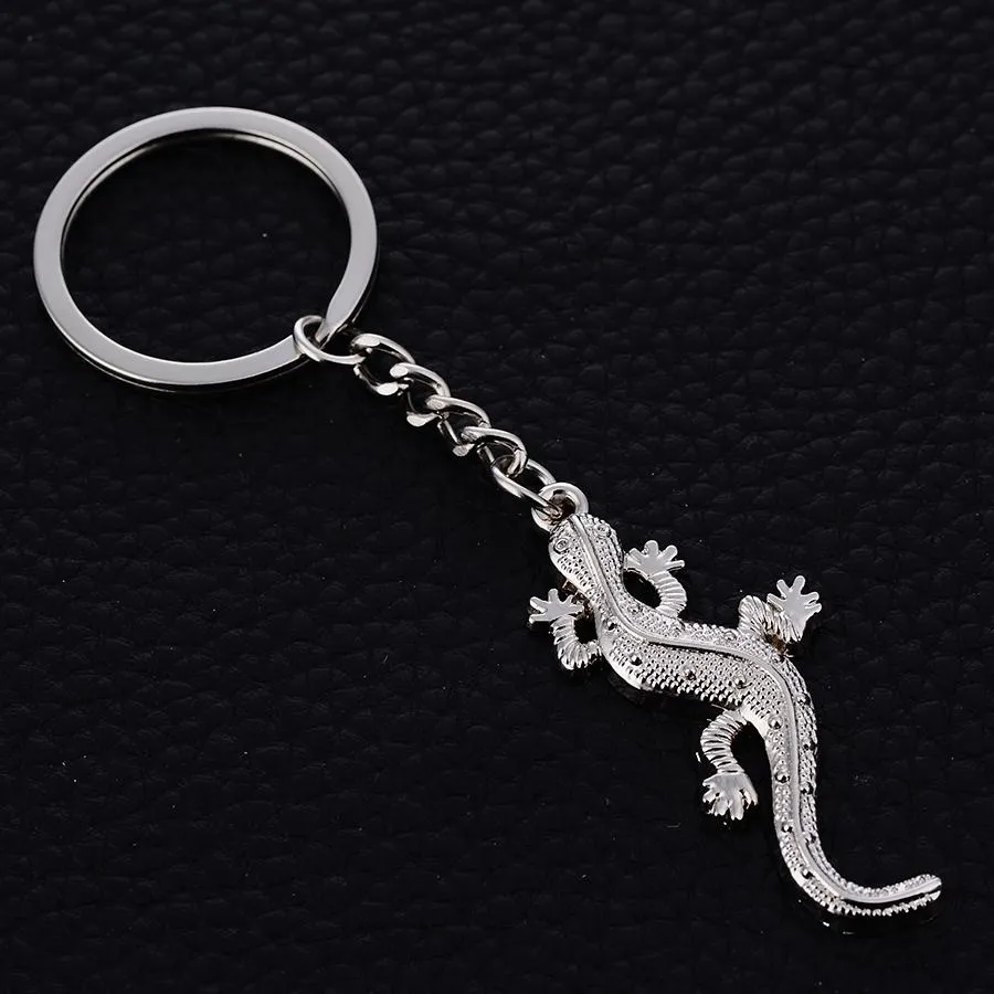 Gecko Keychain Set 10 Fashionable Animal Key Chains For Laser Cut Key ...