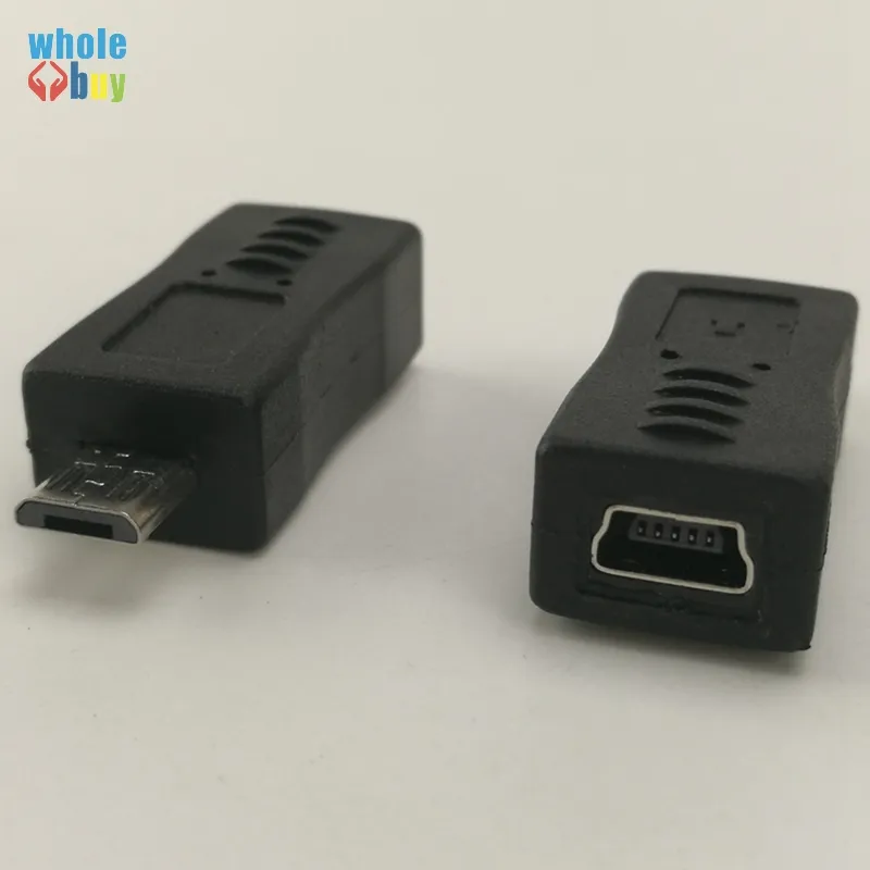 Lot de 2 adaptateurs Micro USB vers USB - Adaptateur USB vers Micro USB -  Adaptateur Micro USB vers USB - Prise Micro USB vers USB Femelle 