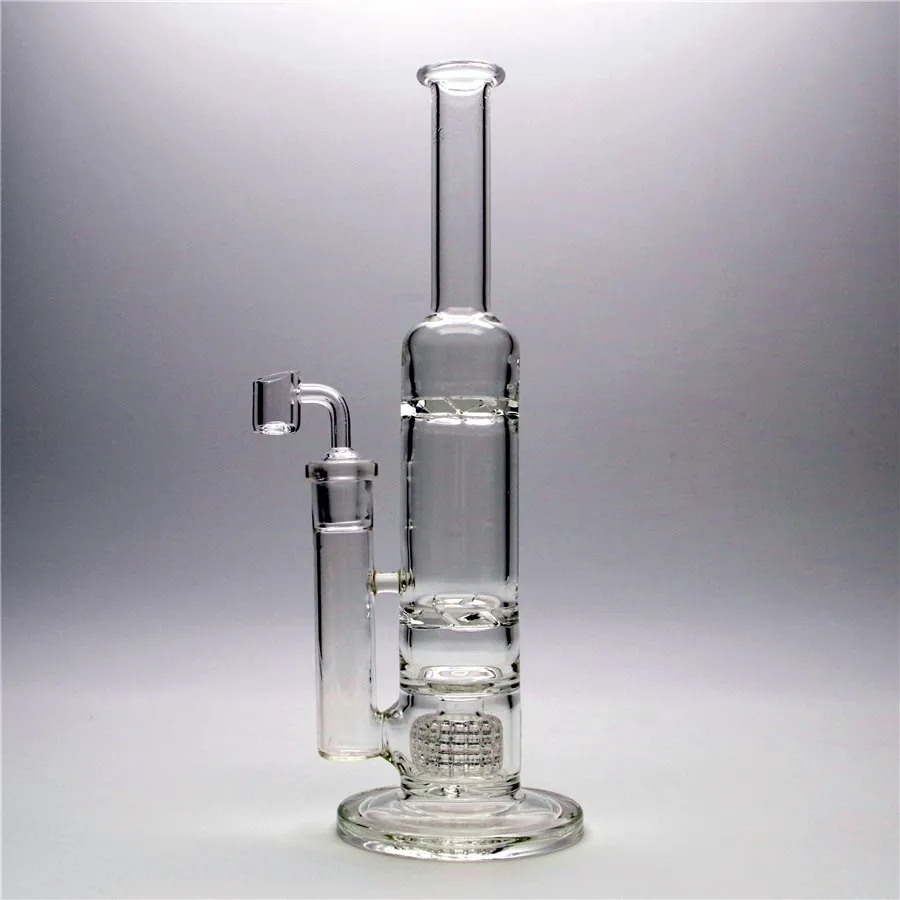 12 Inches Hookahs Water whirlpool flywheel Glass Bong with1 clear bowl included Global delivery