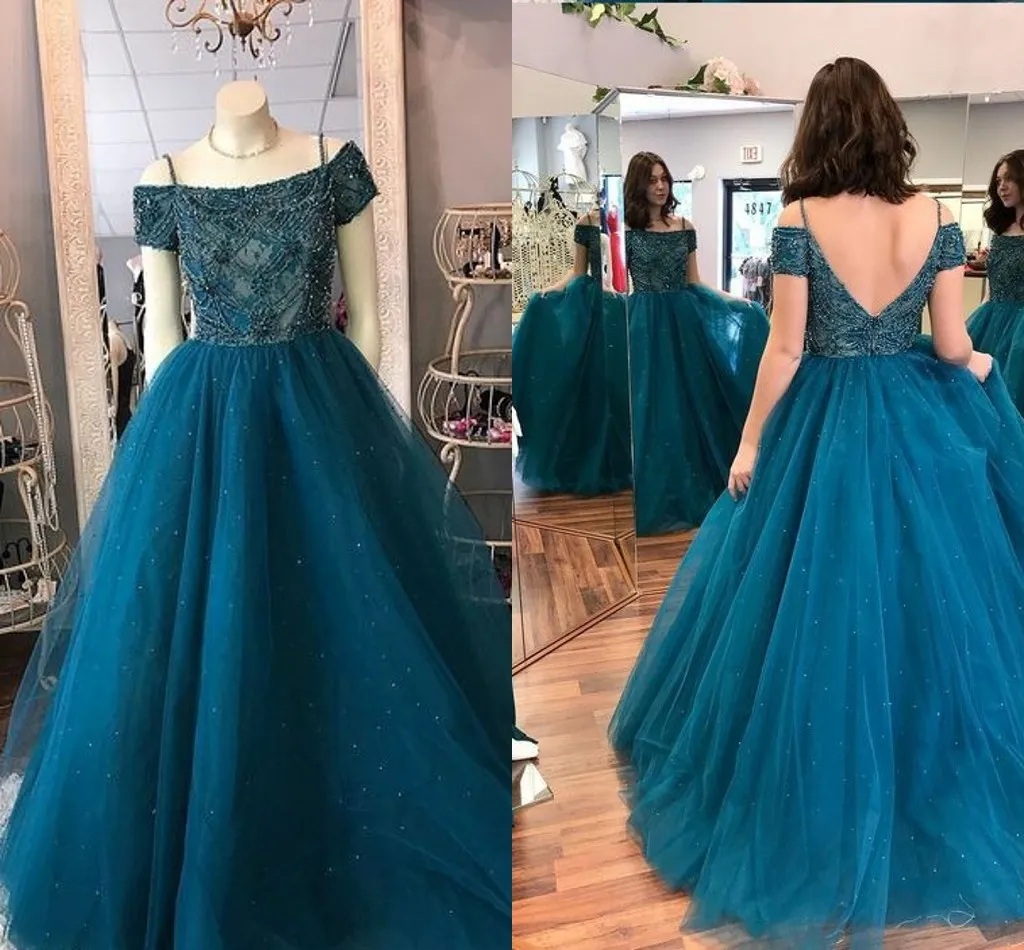 Teal prom on sale dresses 2019