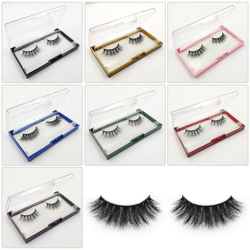 3D Mink Eyelashes Eye Faux Mink Wimpers Zachte Natuurlijke Dikke Valse Wimpers Handcraft Multilayer Eye Lash Extension Beauty Tools GGA2471