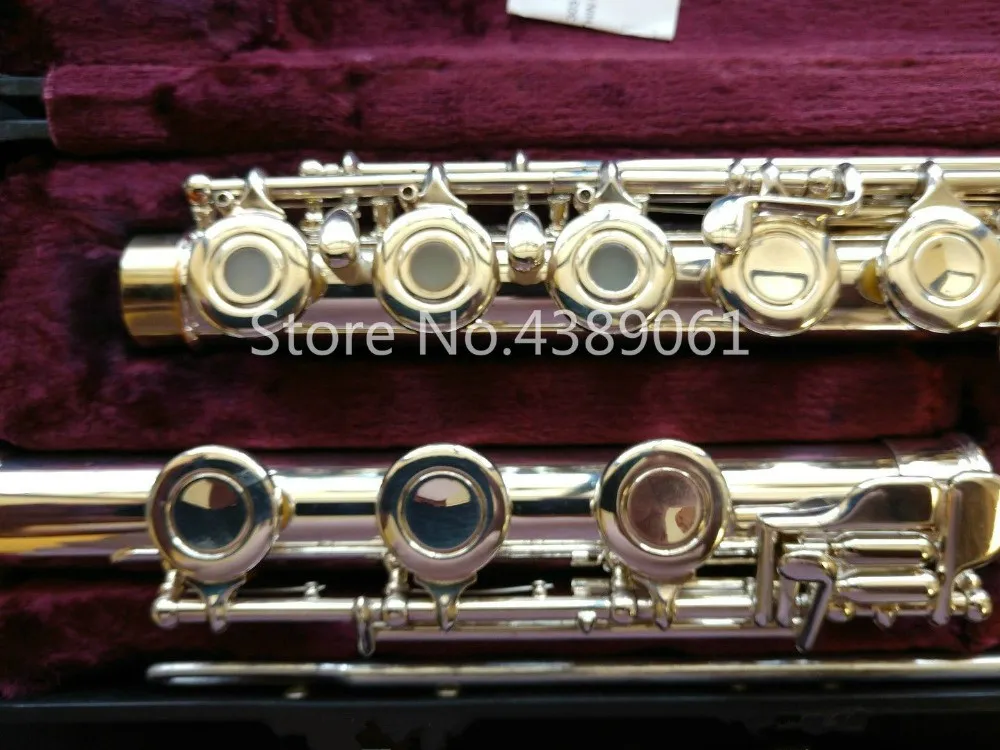 ARMSTRONG 303 C Tune 17 Holes Opening Flute Cupronickel Tube Silver