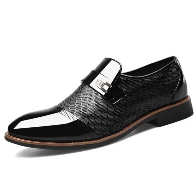 2019 Loafers Men Corporate Shoes Brown Dress Shoes Men Formal