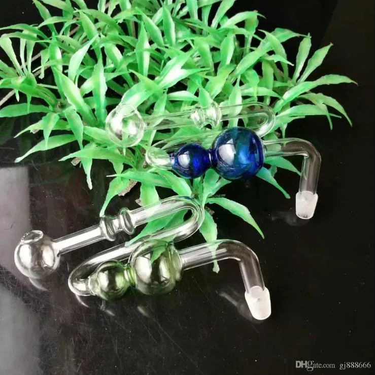 Accessoires de bangs en verre de pot d'assaut, pipes à fumer en verre colorées mini pipes à main multicolores meilleure cuillère en verre