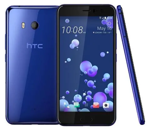 잠금 해제 된 원래 HTC 욕망 U11 휴대 전화 octa-core 5.5 '화면 4GB RAM 64GB ROM 싱글 SIM NFC 13MP 카메라 리퍼브 핸드폰