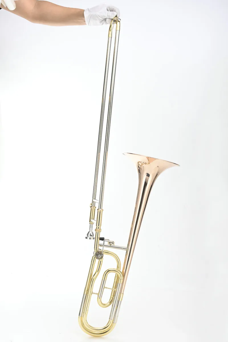 MARGEWATE Bb Tune Trombone tenore Nuova Fosforo strumento musicale di rame Giocando Horn con trasporto il caso Bocchino libero