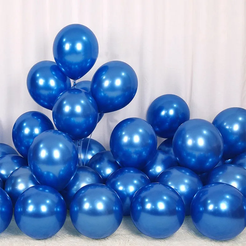Ballons À Hélium En Latex Colorés, Ballons Métalliques Pour
