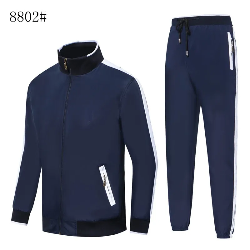 새로운 남성의 전체 지퍼 tracksuit 남자의 스포츠 정장 저렴한 남자의 셔츠 바지 setswatsuit 남자의 Tracksuits