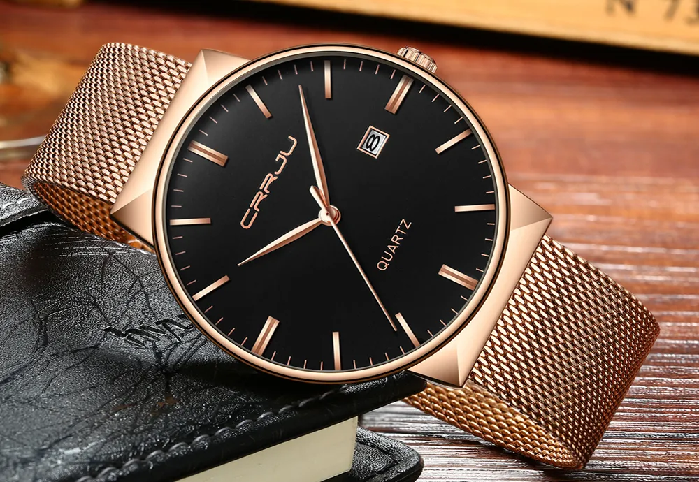 人気ブランド Ultra-Thin DHgate.com:Mens Stainless Quartz Band Mesh Steel ウィクロス