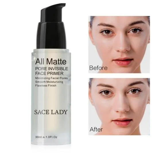 Face Base Primer 30ml Make Up Natural Matte Pore Invisible Prolong Makeup Facial Foundation Gel