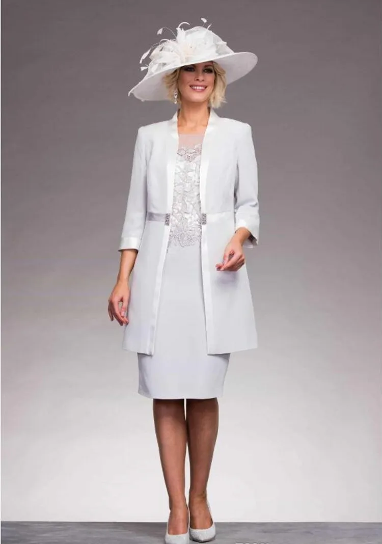 grandmother of the bride dresses with jacket