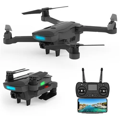 Aosenma CG033 5G 1080P FHD WIFI FPV RC DRONER SARDER GIMBAL LOMBLING مع GPS تابعني RTF - أسود