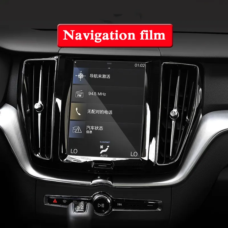 GPS-Navigationsbildschirm, Stahlglasfolie für Volvo XC60 2018–heute,  TPU-Armaturenbrett-Display, Film, Autoaufkleber, Zubehör