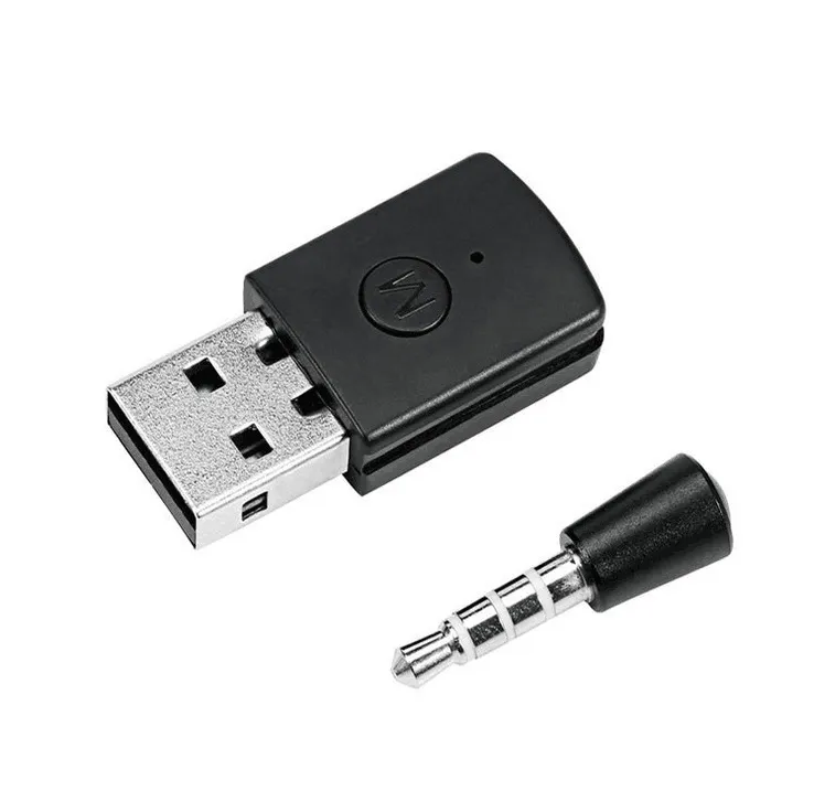 Portable Audio Wireless Adapter Odbiornik Bluetooth 4.0 A2DP Dongle USB dla PS4 / PC Słuchawki 20 sztuk / partia