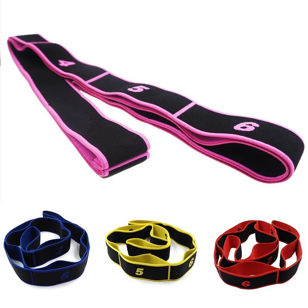 Professionell Gymnastik Vuxen Tjej Latin Training Bands Pilates Yoga Stretch Resistance Bands Fitness Elastic Band Fitness