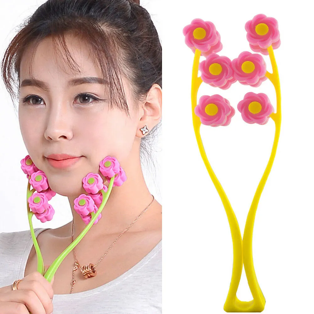 face massager Double Face Up Roller Massage Slimming Remove Chin Facial Massager Beauty Tool