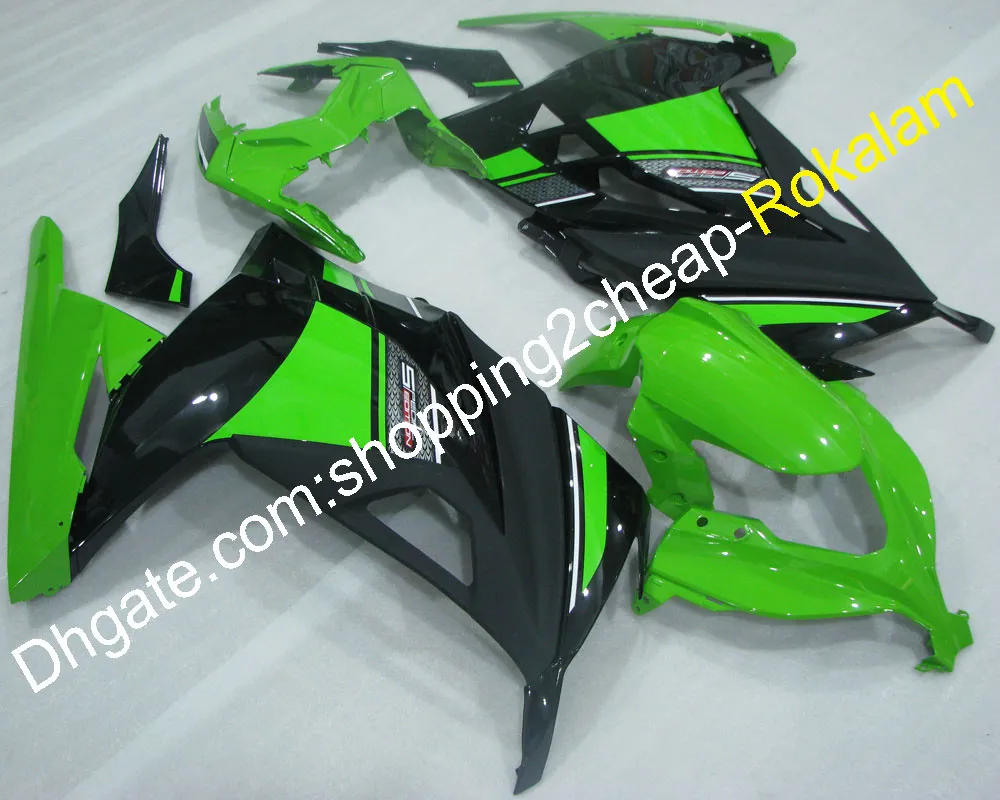 Feedings EX300 para Kawasaki 300R EX 300 2013 2014 2015 2016 ABS Bodywork Green Black Feeding Kit (moldagem por injeção)