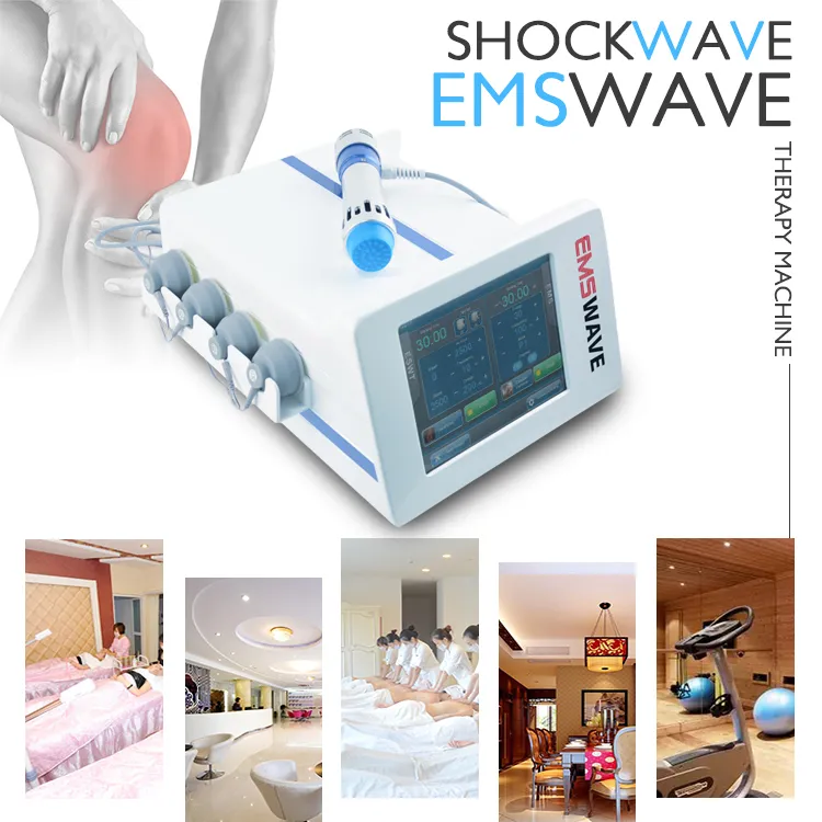 5 transmitters 2,000,000 shots portable shockwave shock wave therapy ED treatment joints pain relief muscle stimulation machine EMSWAVE