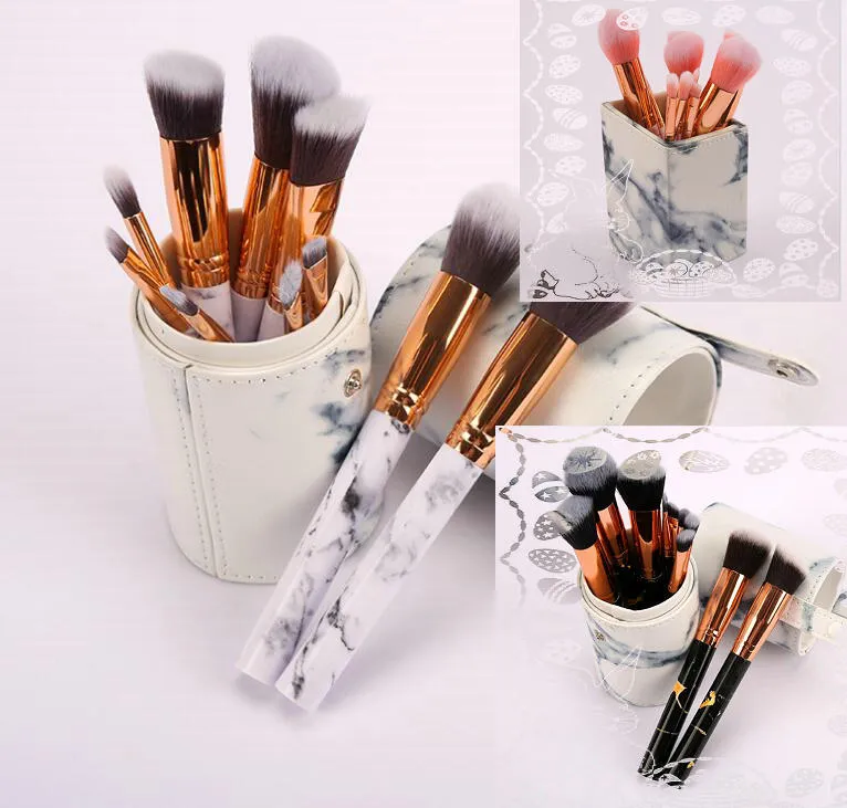 Round store makeup brushes