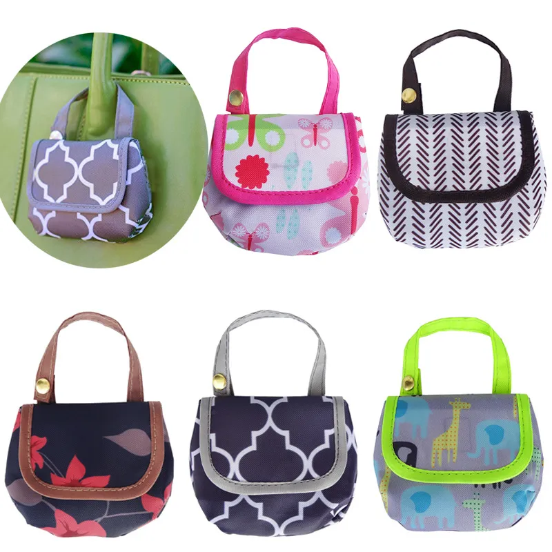 Baby Diaper Bags Portable Nappy Pacifier Snacks pocket money Storage Bag print Diaper Bag Infant stroller bags B11