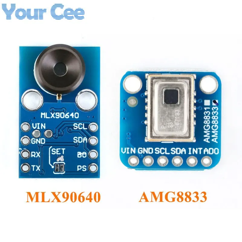 AMG8833 8x8 & MLX90640 32x24 Infrared Thermal Imager... From Isyour ...