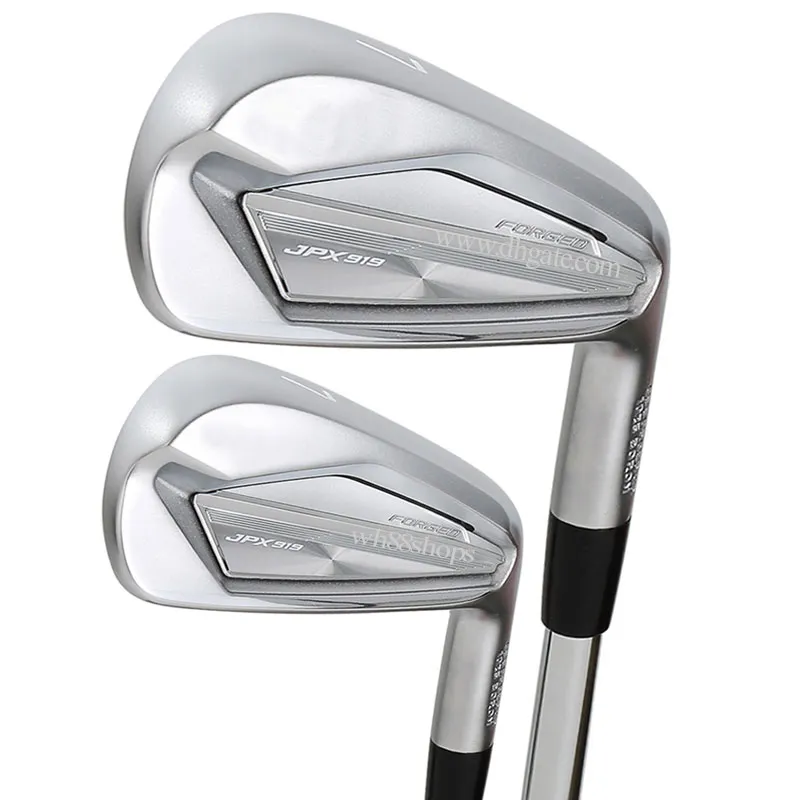 Sağ elle Men Golf Kulüpleri JPX 919 Demir Seti 4-9 P G Golf Irons R veya S Flex Grafit ve Çelik Şaft