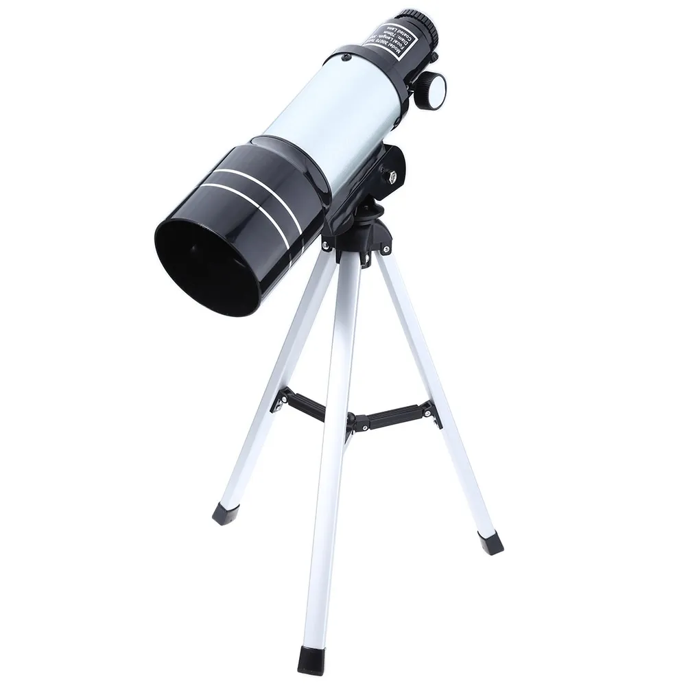 LOW PRICE wholesale Astronomical Monocular Telescope Silver Professional Space Telescopes with Tripod Landscape Lens for Astronomy