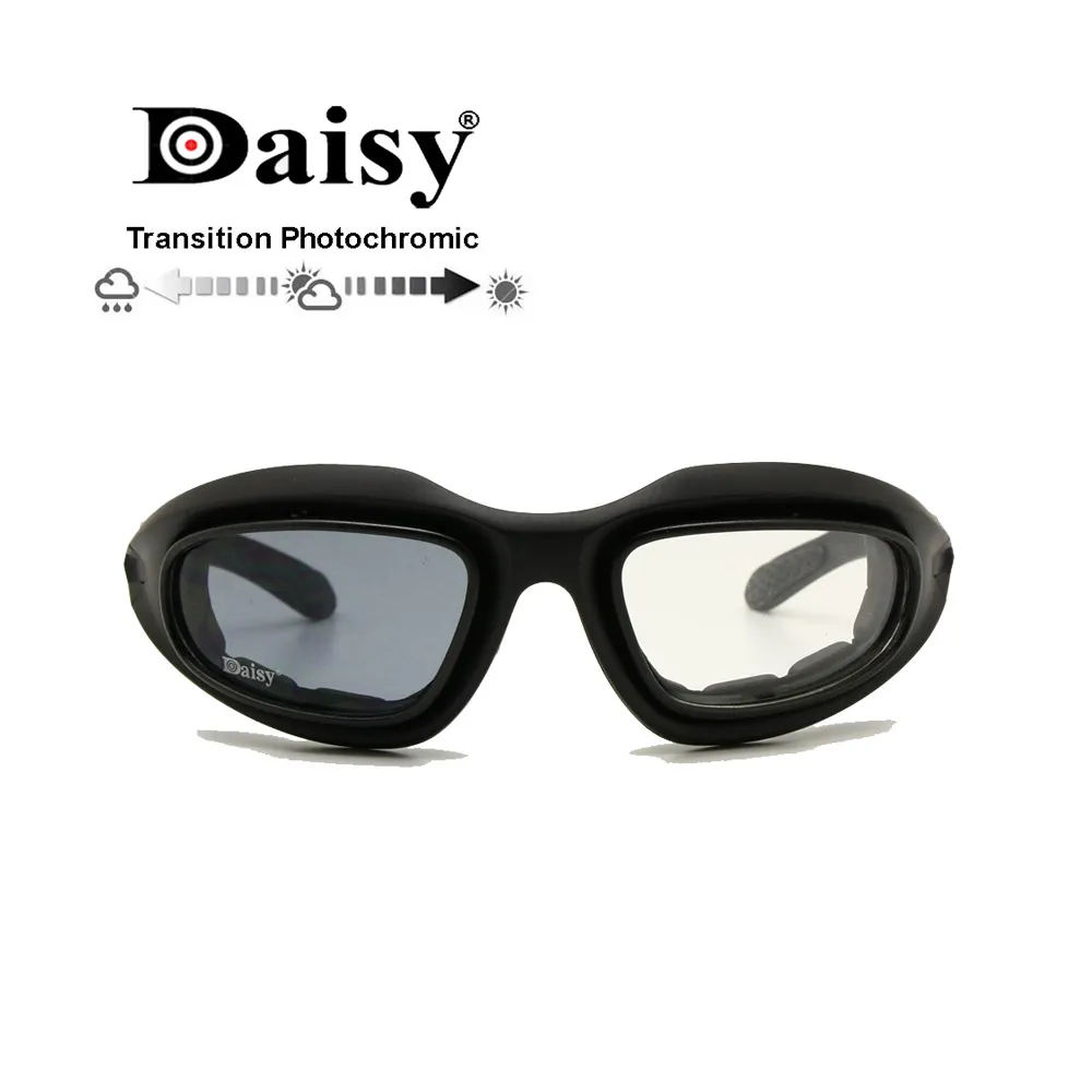 C5 Polarisierte Armee-Brille, Militär-Sonnenbrille, 4-Linsen-Set, taktische Wüstensturm-Kriegsspiel-Brille für Herren, sportlich