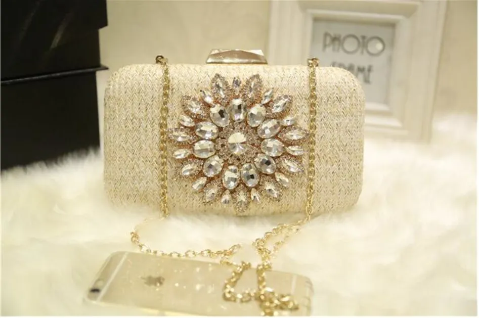 Clutch Handbags For Weddings Elegant Sequined Evening Clutch Purse