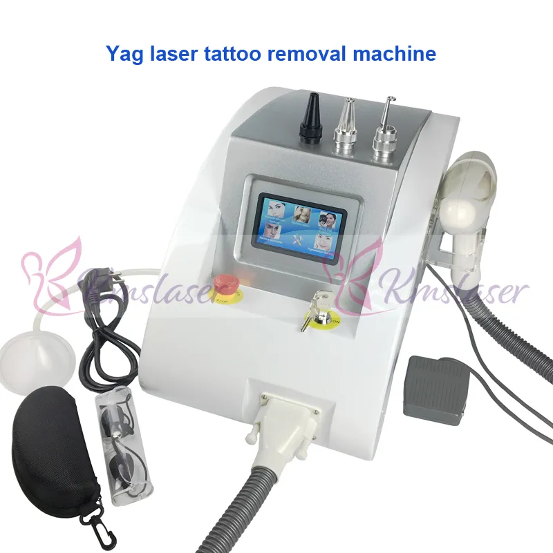 Nuovo PRO 1064nm 532nm Q Switch Yag Laser macchina per la rimozione del tatuaggio EYEBROW Cleaner Pigmentazione Cura della pelle Attrezzature di bellezza