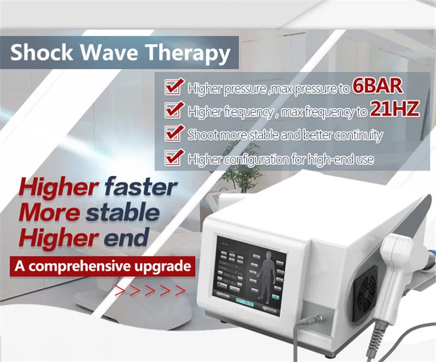 المحمولة Onda De Choque Shock Wave Phycial Machine ل Strectile Dysfunction Eswt Homewave Equipment