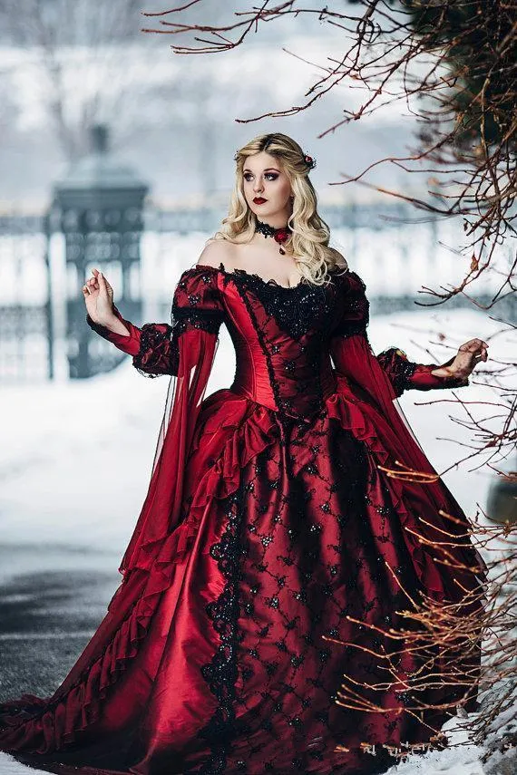 gothic wedding dresses