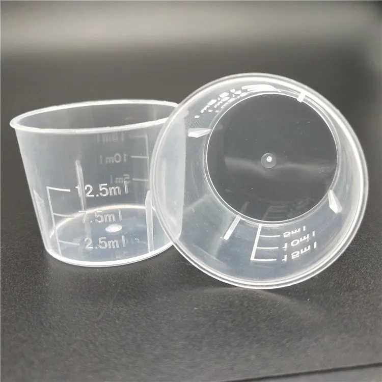 Dry Measuring Cup Sizes 15ml Transparent Plastic Small Liquid Dry