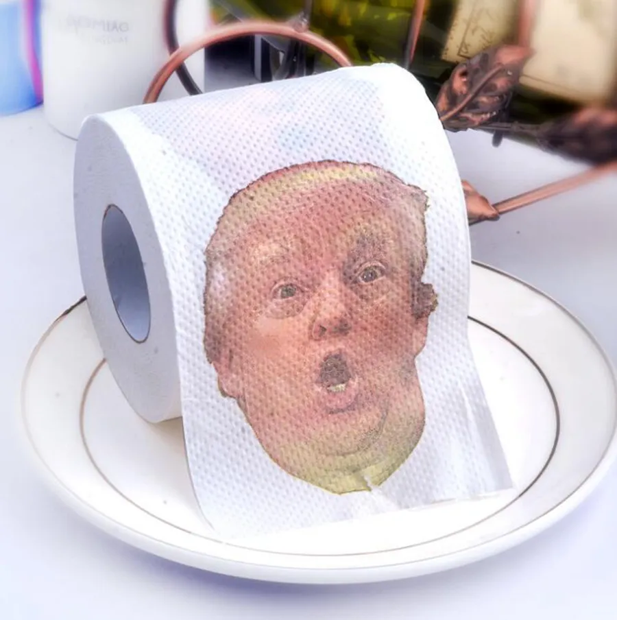 Carta igienica Trump Carta igienica colorata divertente Carta velina Bagno  creativo Carta igienica divertente Presidente Donald Trump Carta igienica