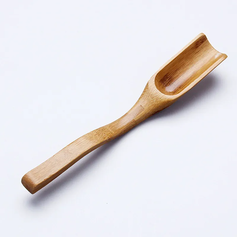 Natural Bamboo Tea Spoon Honey Sauce Suger Spoons Coffee Scoop Tea Utensil Tea Leaves Spoon Kitchen Accessories Tableware DBC BH3223