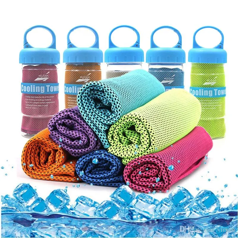 Virson Microfiber Sport Towel Rapid Cooling Ice Face Towel Quick-Dry Beach Towel Summer Enduring Instant Chill Towels for Fitness Yoga