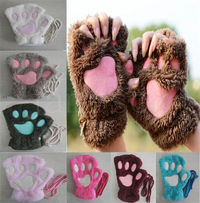 Gants Sans Doigts (mitaines) "griffes De Chat" Pour Femmes/filles - NEUFS Avec étiquettes - Taille Unique