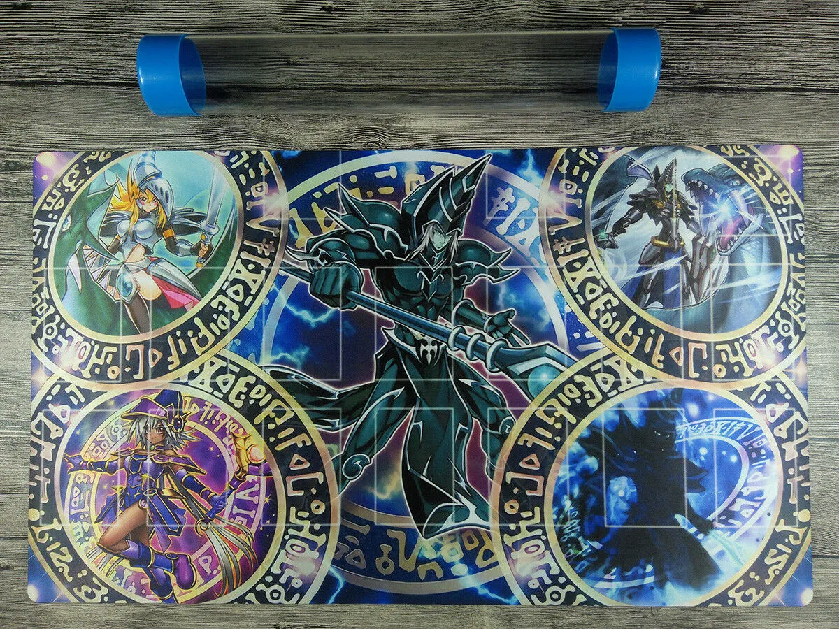 YuGiOh Rule 4 Dark Magician Deck With 4 Card Link Zones TCG Cloth