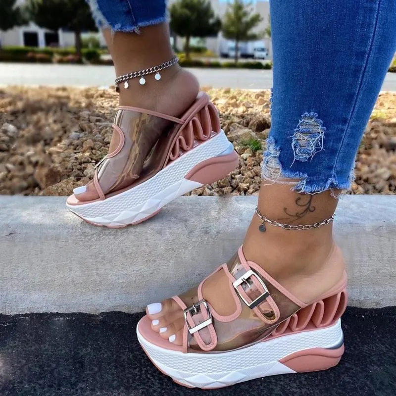 Jelly platform wedges hotsell