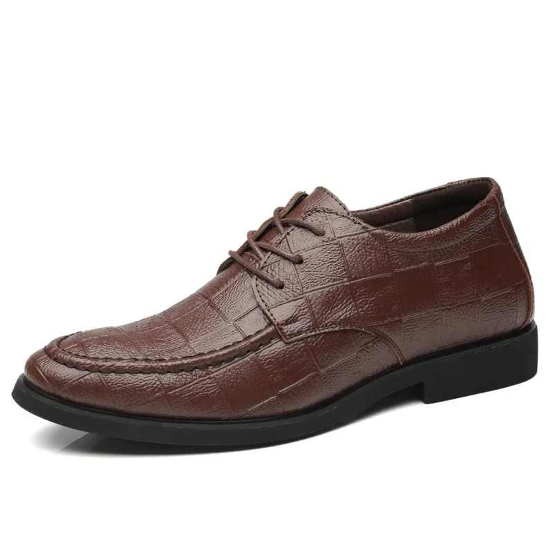 Höhe Zunehmende Aufzug Schuhe Neue Männer Oxfords Elegante Männer Formale Kleid Schuhe 2019 Bräutigam Schuhe Schwarz Braun Lace Up