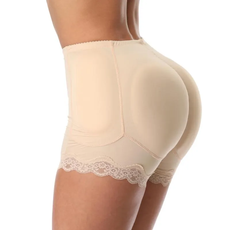 Kvinnor Tummy Control Panties Fake Hip Padded Bulifter Panty Ass Underkläder Shapewear Slimming Body Shaper Plus Storlek 6XL