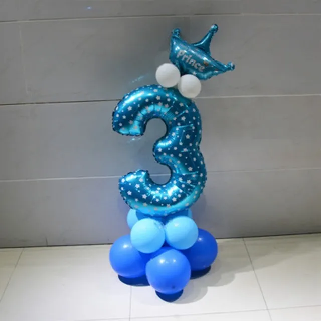 Unicornio Globos 45 Piezas Decoracion Para Fiesta De Cumpleaños Niña 2 3 4  Años