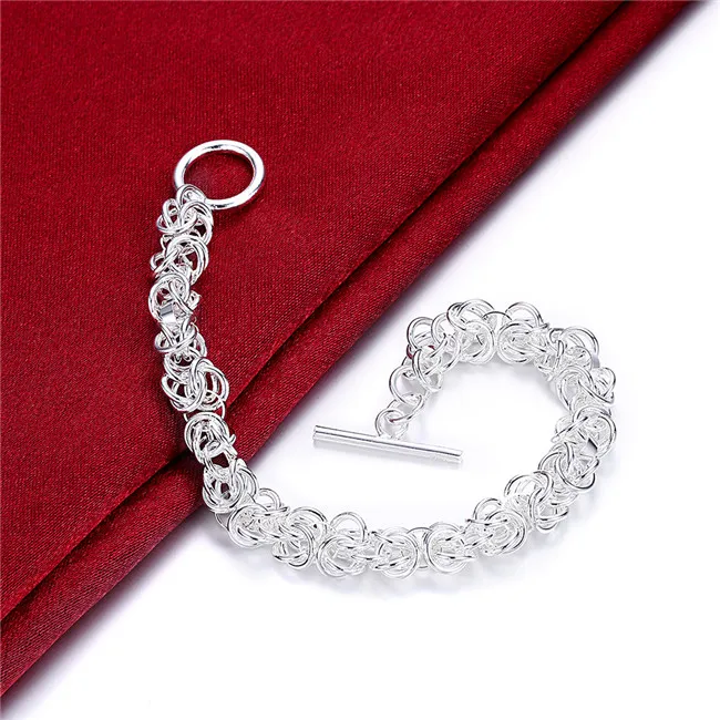 Premium 925 Sterling Silver Chain Bracelet - Elegant Design
