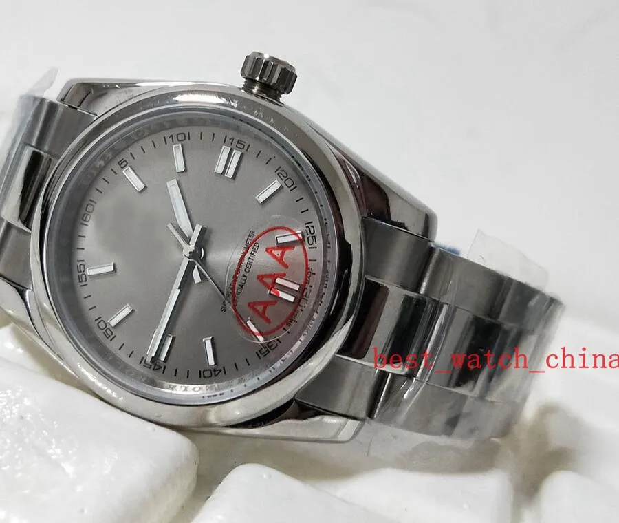 36 мм роскошные мужские часы Часы с автоподзаводом часы мужские серый серебряный циферблат стальной сплошной ремешок 126300 дата Кристалл часы горячая распродажа