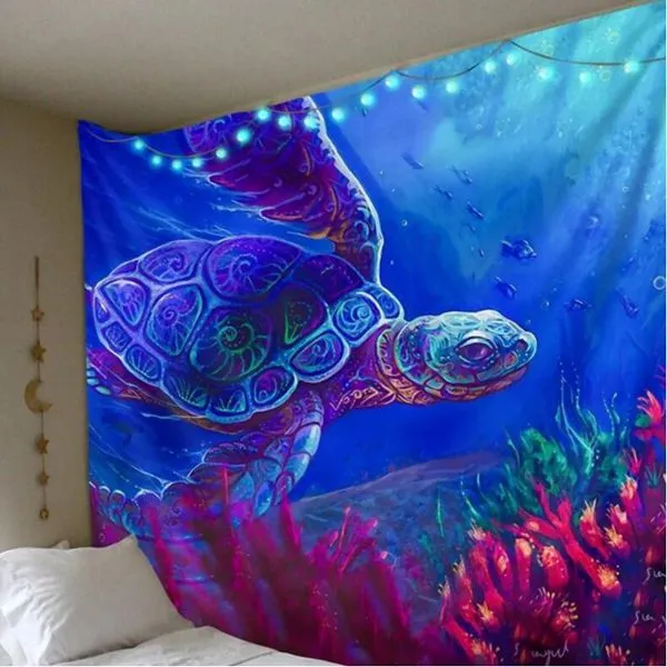 Bed Blanket Tapestry Wall Hanging Sandy Beach Throw Rug Blanket Camping Tent Travel Mattress Bohemian Sleeping Pad Tapestry 25 Styles